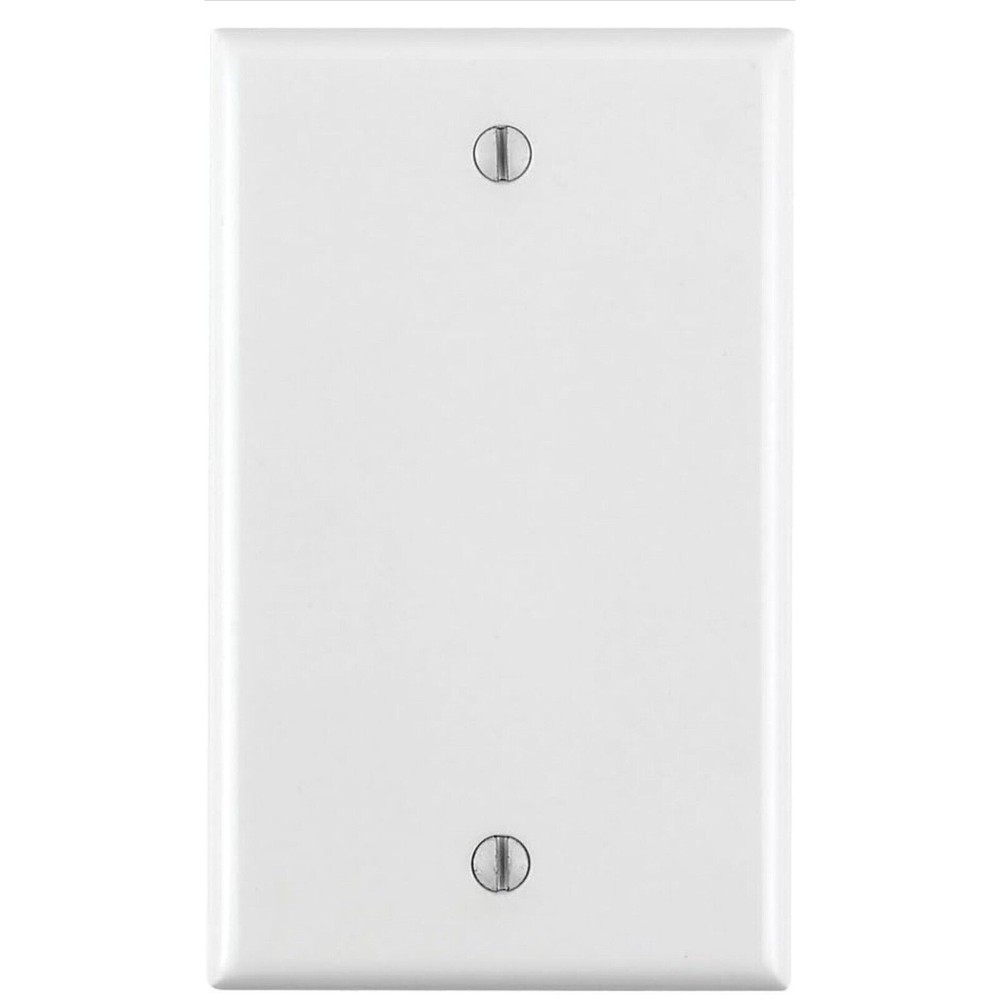Blank Box Mounted Wallplate Leviton Single Gang White Plastic 88014 001-88014-WH